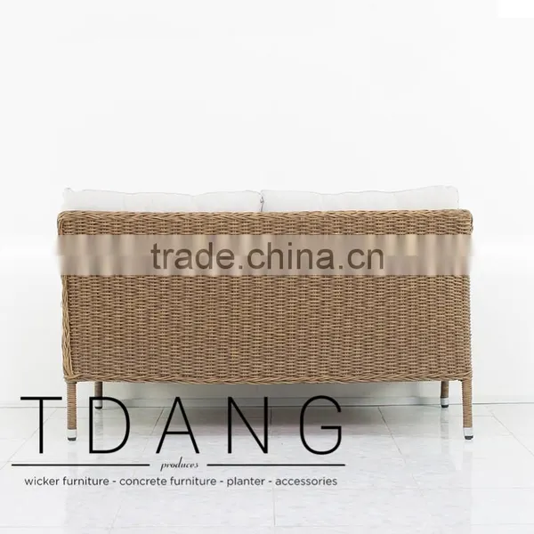 Harrison Right Hand Wicker Bench - Poly Rattan Furniture - Vietnam Outdoor Wicker Set photo-5