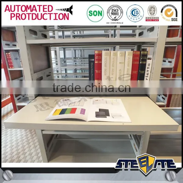 Popular Sale 6 Layers School Library Furniture Steel Book Store Shelves Double Sided Library Shelves photo-6