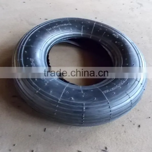 16inch Line Pattern Wheelbarrow Tyre 4.80/4.00-8