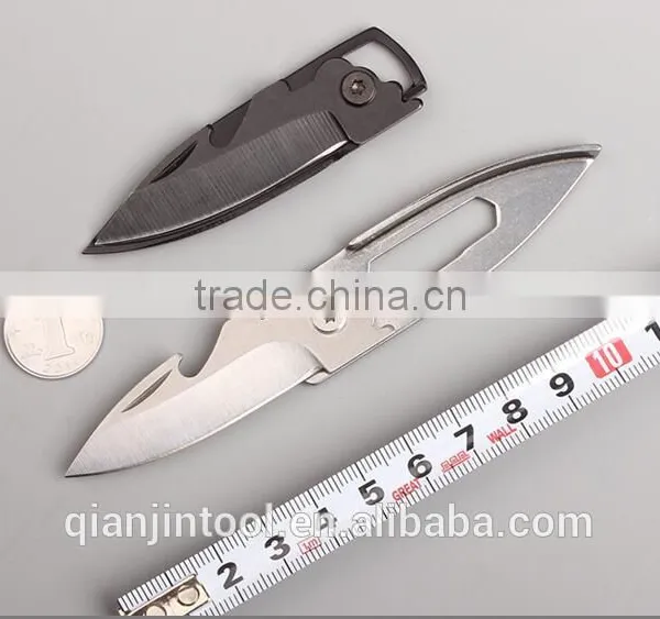 QJT-K02 Hot Sale Keychain Design Camping Knife Multi Function Outdoor Knife photo-2