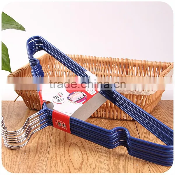 A411 Laundry Product Anti Slip Pvc Coated Clothes Hanger photo-2