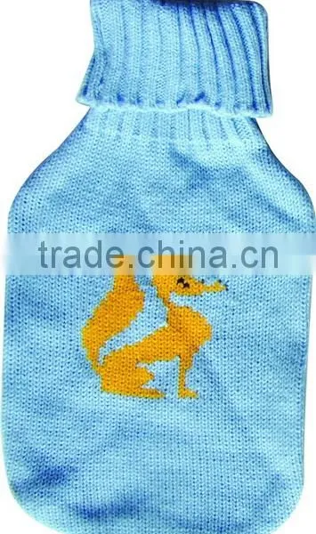 Penguin Embroidery Hot Water Bottle Cover photo-3