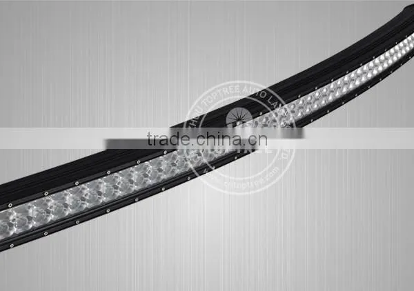 3D Reflector Curved LED Light Bar 288W 50inch Bar Light Jeep Wrangler Headlight With Installing Mounting photo-4