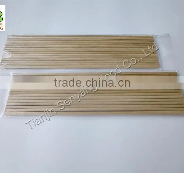 Birch Square Round Wooden Dowel photo-3