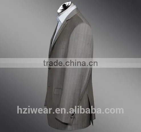 Stripe Notch Lapel Business Suits for Man photo-3