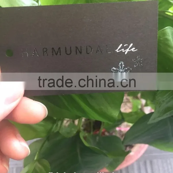 2017 China Hot Sale High Quality Black Cardboard Paper Jeans Hang Tags photo-6
