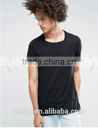 Wholesale Fashion Casual t Shirt High Quality Square Neck t Shirt for Men photo-4