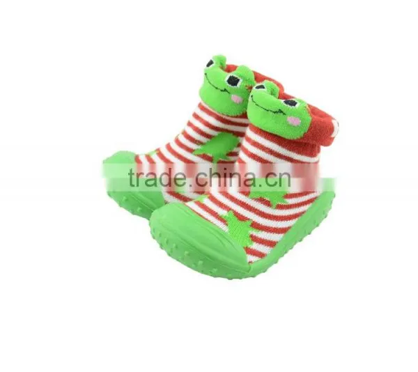2015 New Desgins Rubber Outsole Baby Sock Shoe photo-4
