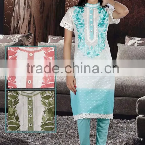 White Latest Kurti Designs for Girls for Stitching 2014 photo-2