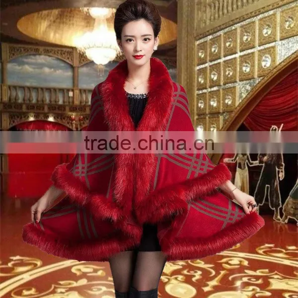 The New Edition Imitation Rabbit Wool Shawls Imitated Mink Fur Fur Cloak photo-6