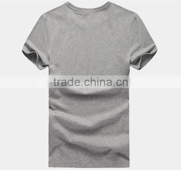 Grey Men's t Shirt With Short Sleeve Wholesale China photo-2