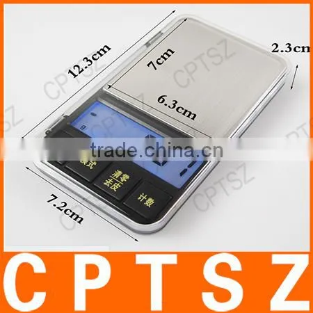 Precision Scales Stainless Steel Digital Pocket Scale Balance Jewelry Weighing Scale photo-2