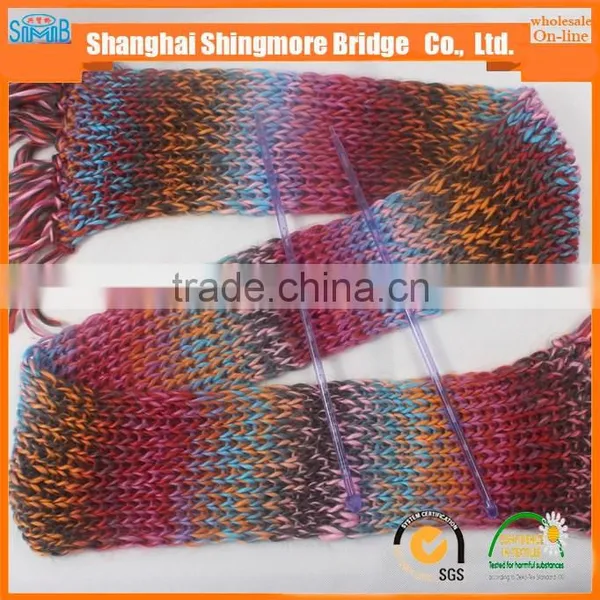 Yarn Supplier Cheap Wholesale High Quality Top Dyed 100 Acrylic 2 Ply Roving Yarn for Hand Knitting photo-5