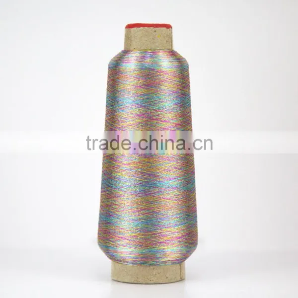 150d/300d/600d Polyester Metallic Yarn for Knitting photo-2