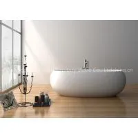 Oval Stone Resin Bathtub photo-2