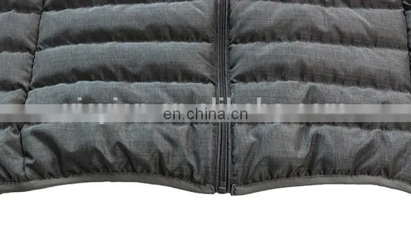 Men's OEM High Quality Soft Shell Padded Jacket , Grey Color Winter Jacket With Padding . photo-6