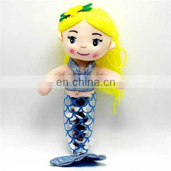 ASTM Test Custom Stuffed Plush Pink Pretty Girl Mermaid Doll 2017 Fashion New Rag Soft Doll Toy photo-4