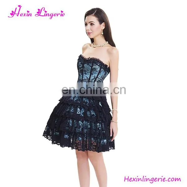 Fast Shipping Lace Strapless Body Shaper Dress Corset Sexy photo-2