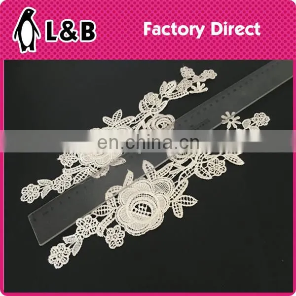 2017hot Sale Fashion Flower Lace Applique for Wedding Dress photo-6