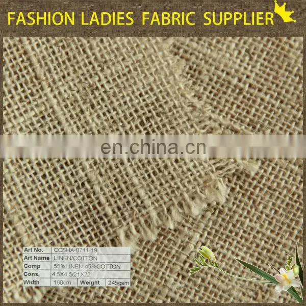 Onway Textile Organic Linen Fabric Wholesale,fabric 50% Linen 50% Cotton photo-3