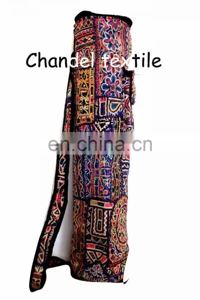 Yoga Mat Bag One of a Kind - Handmade Bag Cross Body Purse Banjara Style Yoga Bag Yoga Met Bag Ethnic Hand Embroidered Vintage photo-5