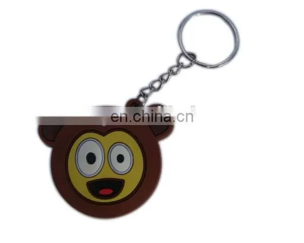 Promotion Cheap Soft 3d PVC Keychain Rubber Keyring photo-2