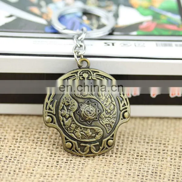 Champion Shield Dota 2 High Quality Alloy Dota2 Pendant Cosplay Keychains 9 photo-5