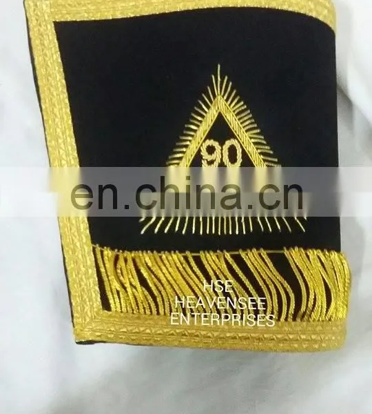 SCOTTISH RITE 90TH DEGREE CUFF'S BLACK photo-4