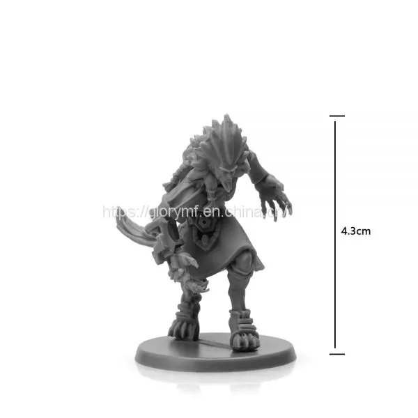 Table Top Game Manufacturers/ Game 3-5cm Tall Custom Plastic PVC Monster Figure Miniature photo-3