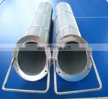 304 Stainless Steel Perforated Sheet Cleanable and Reusable Basket Oil Filter photo-3