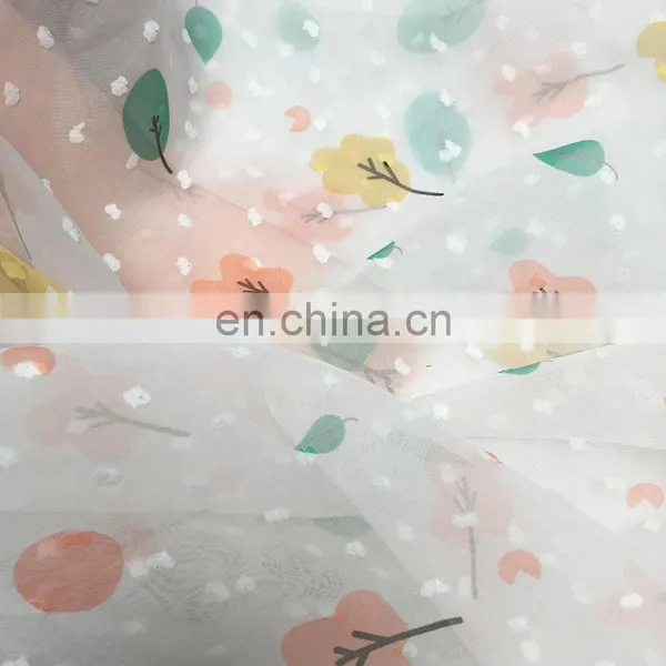 2020 New Design Chiffon Printed Fabric 75D for Women's Dress photo-3
