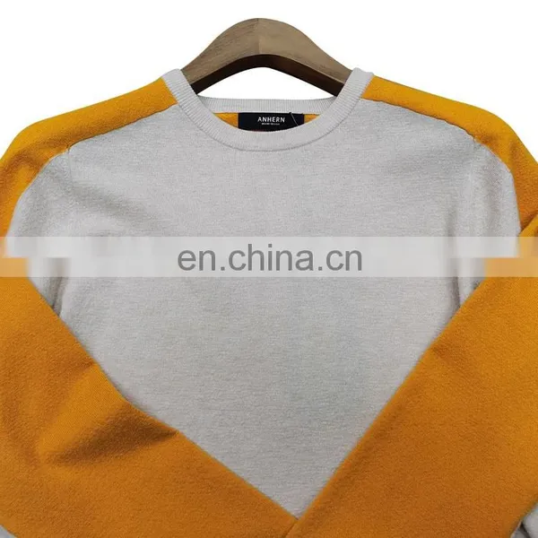 DiZNEW Brand Quality Fashion Design 12GG Crew Neck Pullover Men Sweater Knitting photo-4