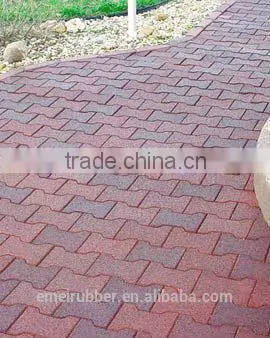 EMEI Dog-bone Driveway Rubber Paver photo-2