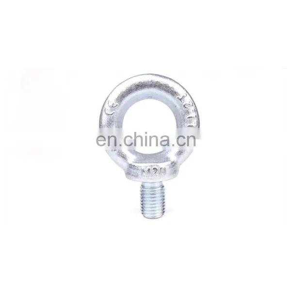 High Polished AISI304 AISI316 Din580 Stainless Steel Eye Bolt and Nut m6 m8 photo-4