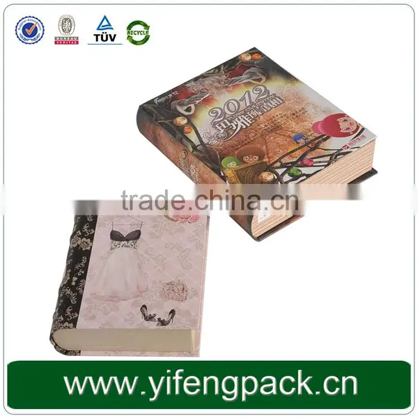 Magnetic Closure Cardboard Book Shaped Decorative Book Boxes photo-4