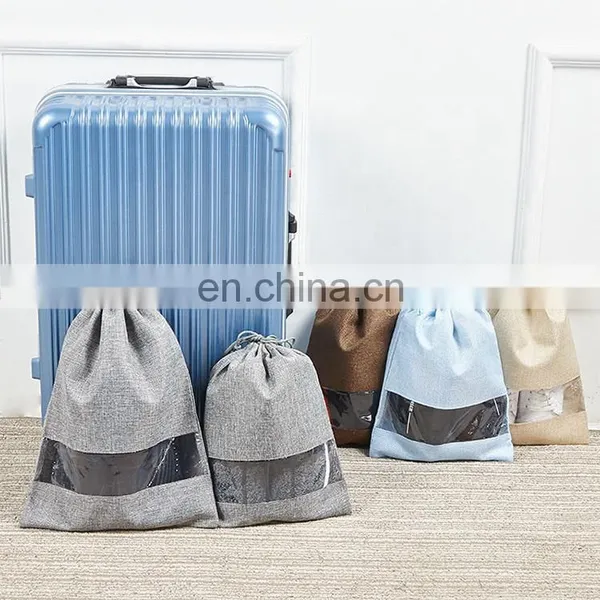 Customized Recyclable Non Woven Drawstring Shoe Bag Making Machine photo-4