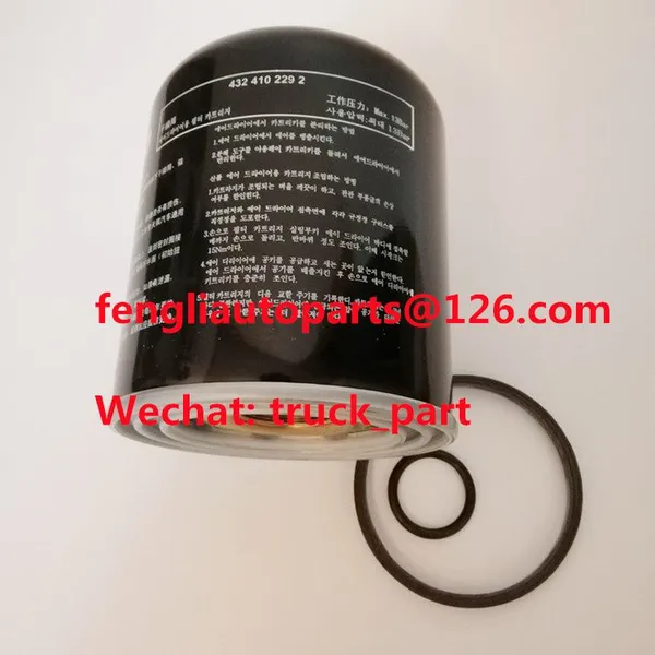 WABCO 4324102292 Truck Air Dryer Filter Bus Black Air Dryer Cartridge photo-5