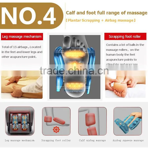 ShiKang Luxury Full Body Electric Office Massage Chair With Shoulder Air Bag AK-3030 photo-5