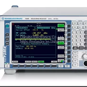 R&S FSMR43 Measuring Receiver All-in-one Calibration of Signal Generators and Attenuators 20 Hz to 43 GHz
