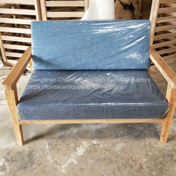 Wood Sofa With Cushion