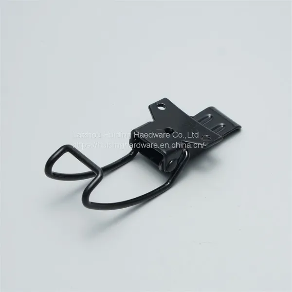 Black Steel Toggle Latch Box Spring Draw Latch photo-3
