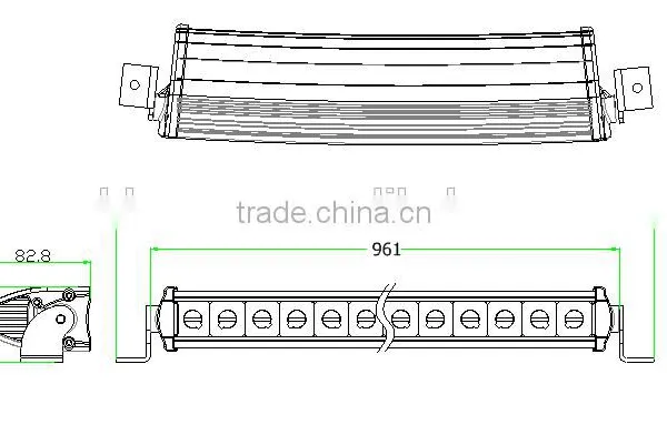 Auto Led Boat Lights 30W Slim 6000K ac Waterproof Led Light Bar From China Factory photo-5