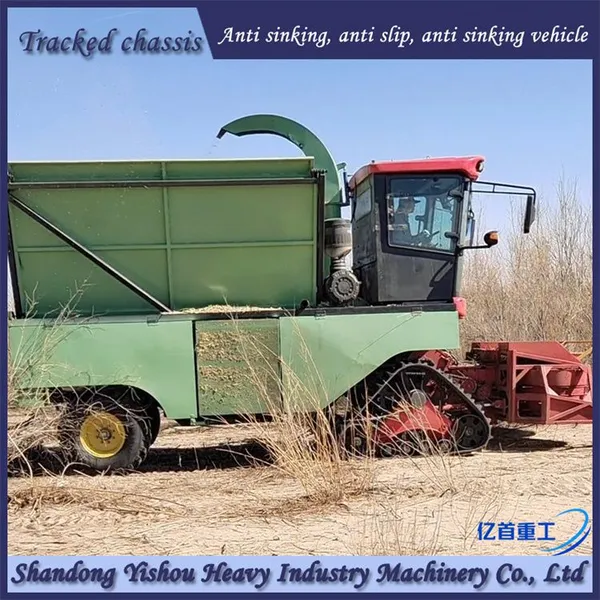 Harvester Modified Track Chassis to Prevent Sinking When Driving in Desert Terrain photo-5