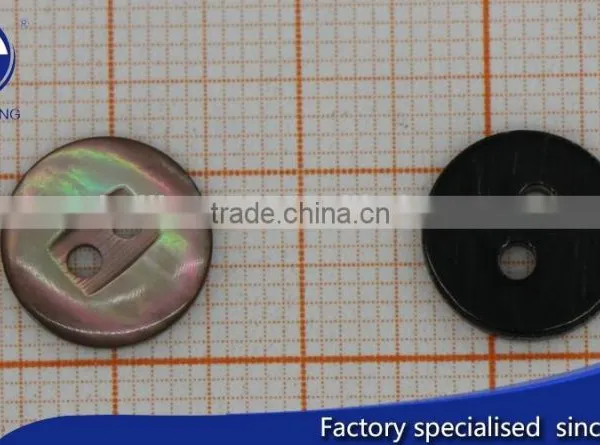 Bespoke Raw Brown Lip Shell Button for Coat photo-4