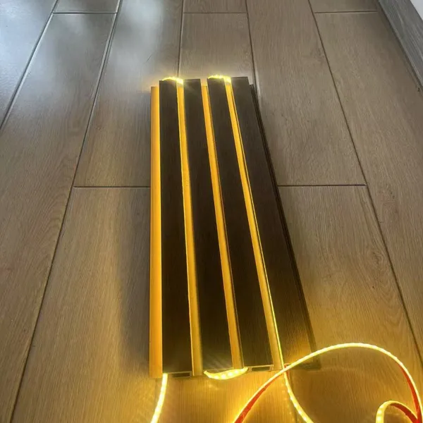 Fluted WPC Wall Panel, WPC Sliding, Castellated Cladding, Patent Design photo-3