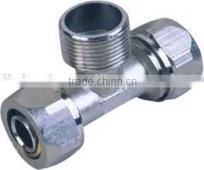 LL310010 Top Quality Brass Pipe Tubing Male Tee Brass Compression Fitting Quality Choice photo-2