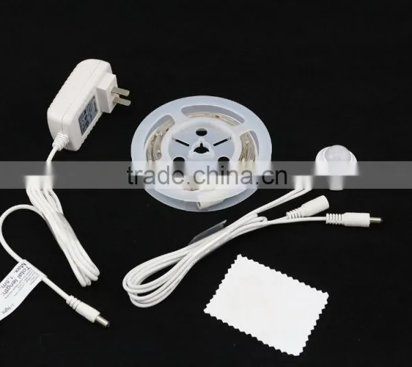 Single Sensor Kit 1m Flexible Smd Warm White Led Bedlight for Closet Bedroom photo-2