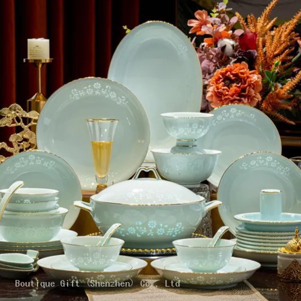 Jingdezhen High-temperature Exquisite Porcelain Tableware Set From Boutique Gift photo-4
