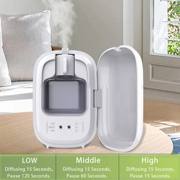 Best Price Waterless Office Air Purifier Diffuser Wall Mounted Design Button Control Aroma Machine photo-2