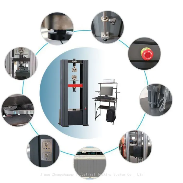 Tensile and Compression Tester 50kn Universal Testing Machine photo-3